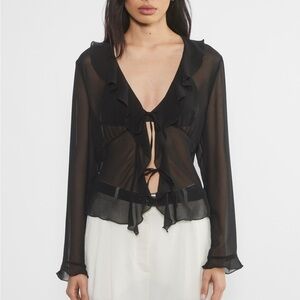 Wilfred black blouse